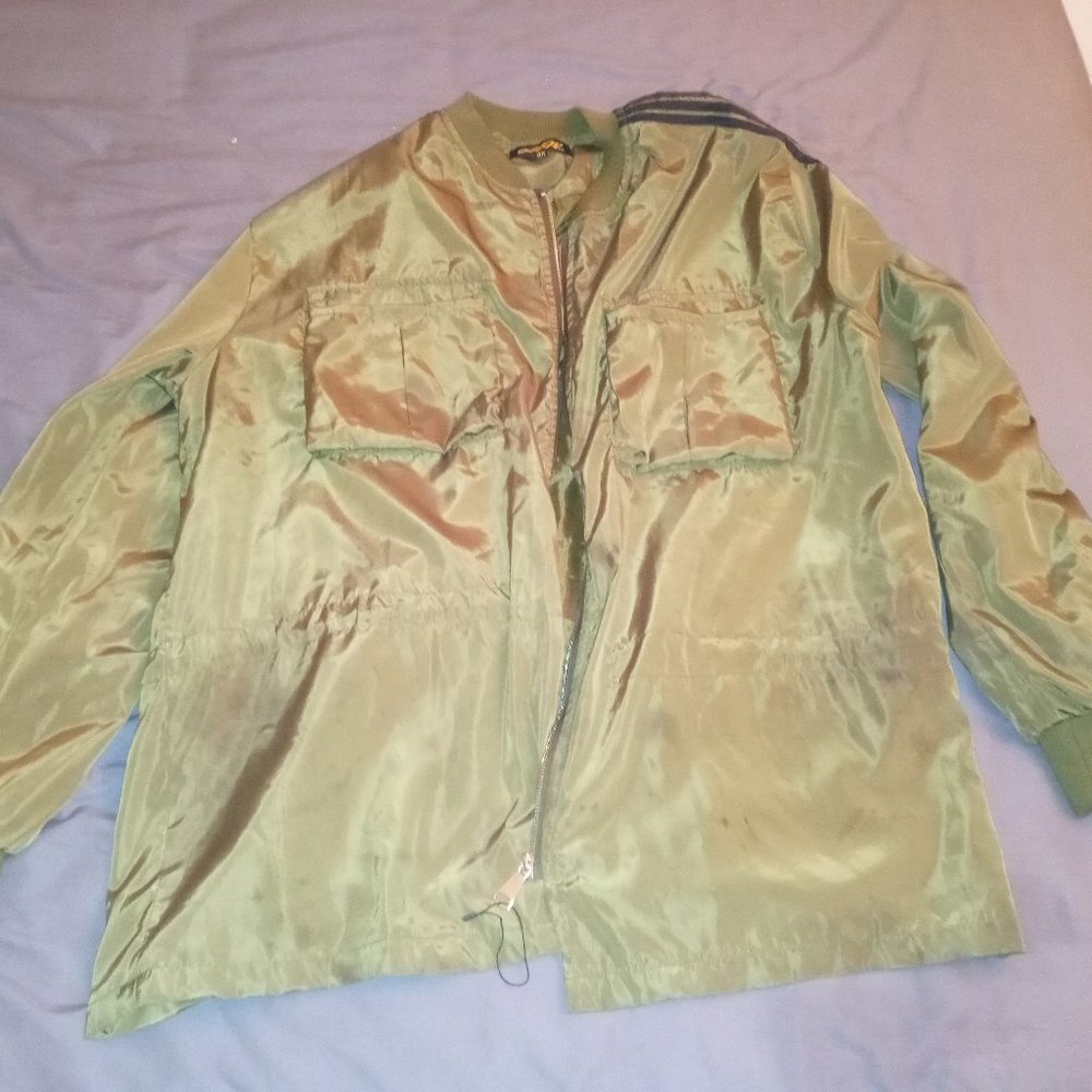 mega wear size 3x green jacket